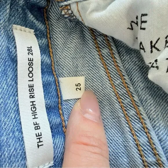 DENIM FORUM | The Boyfriend High Rise Loose 28L Size 25 - Picture 11 of 15